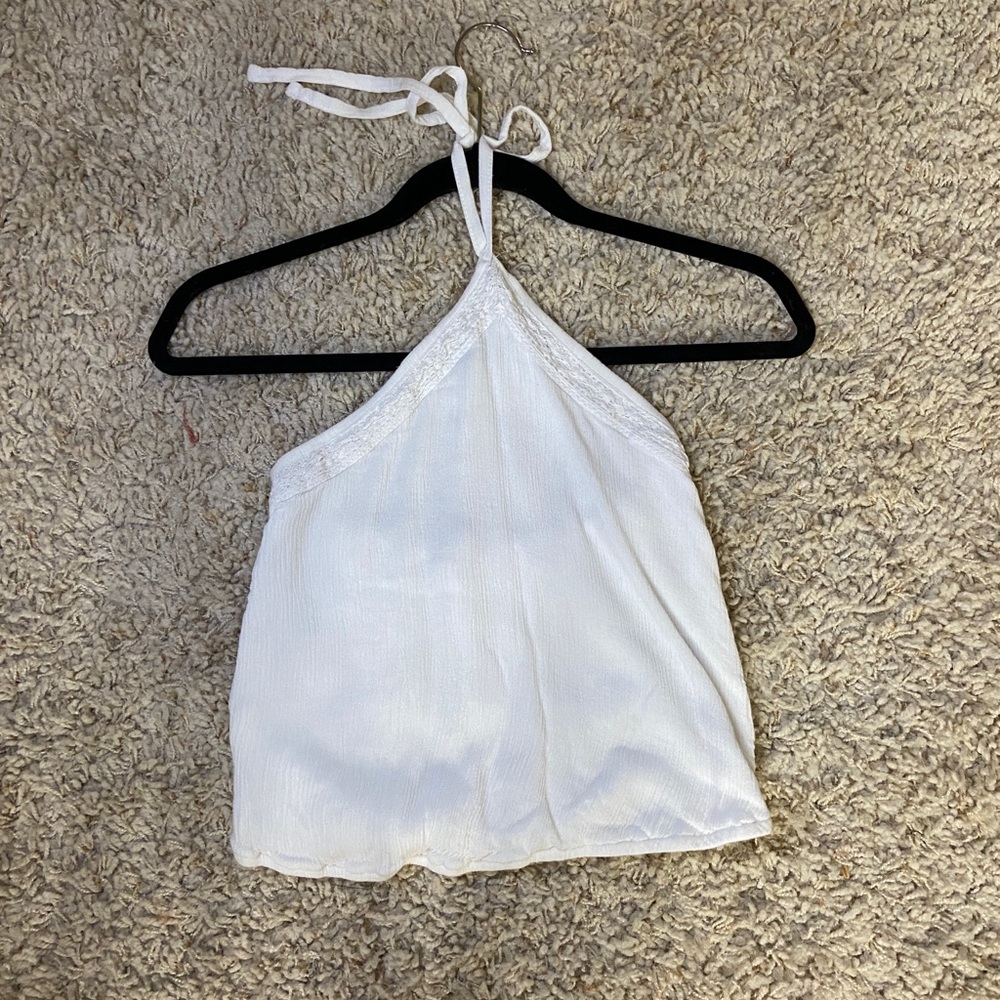 white halter top